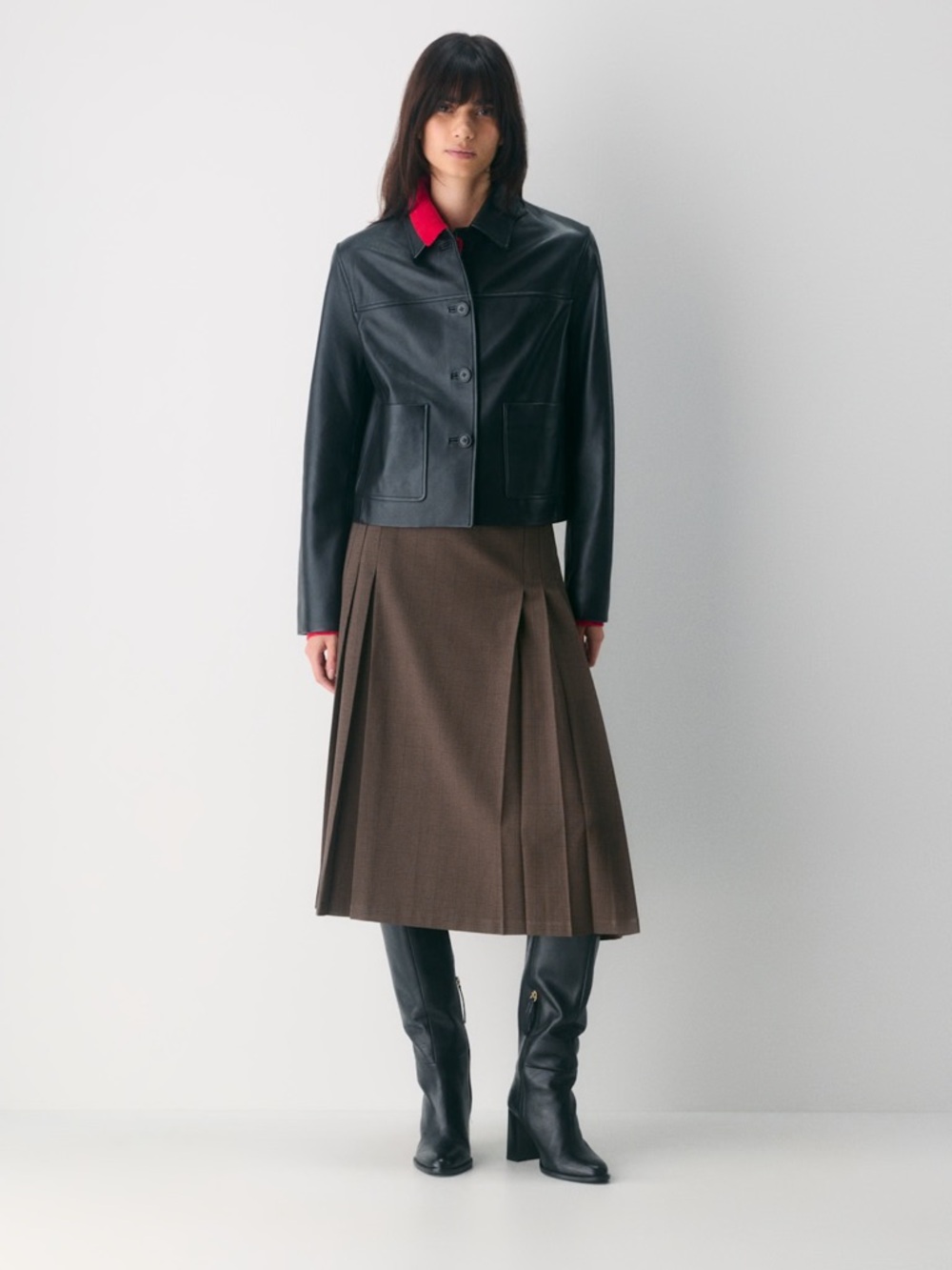 Aritzia Cala Pleated Skirt